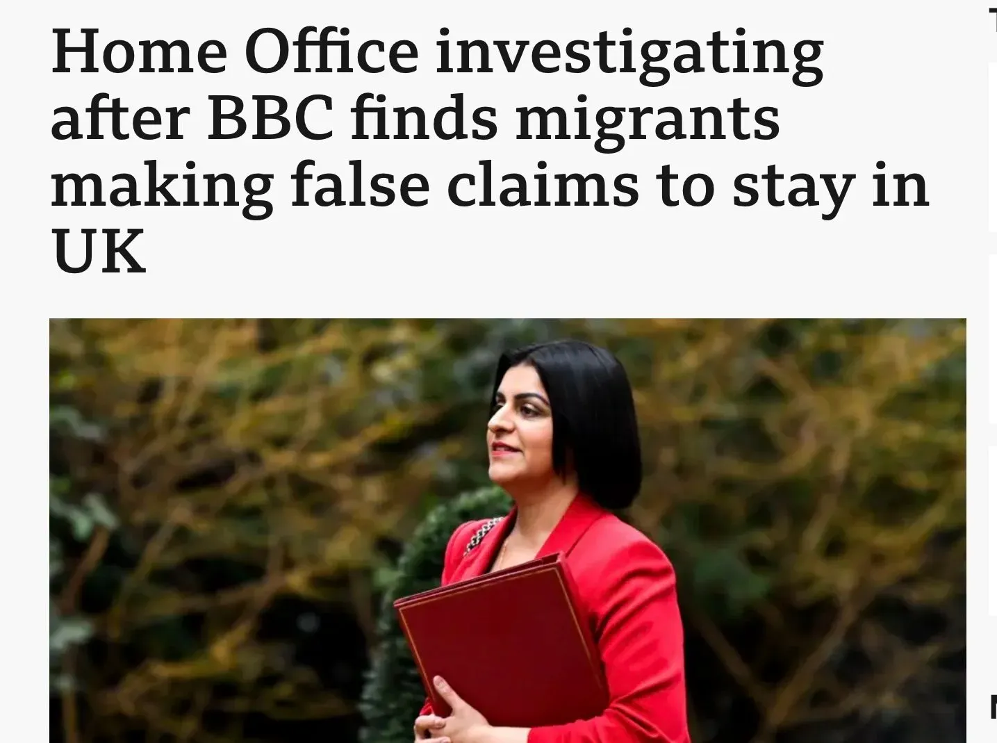Domestic Abuse and the Immigration System: False Claims and Genuine Victims